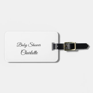 EINFACH MINIMAL.CUTIE NAME HINZUFÜGEN BABY Baby Sh Gepäckanhänger