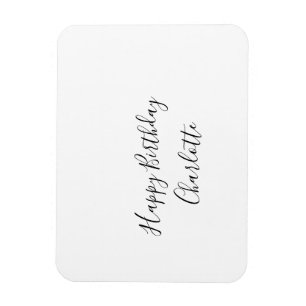 EINFACH MINIMAL.CUTIE NAME HINZUFÜGEN BABY herzlic Magnet