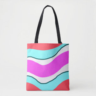 einfach minimal farbenfroh rot individuell persona tasche