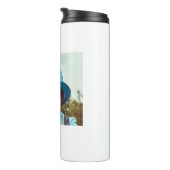 Einfach MINIMAL Foto hinzufügen Weihnachten  Thermosbecher (Nach rechts gedreht)