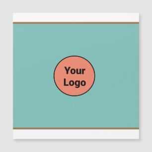 EINFACH MINIMAL FÜGEN SIE IHREN LOGO CUSTOM TEXT H MAGNETKARTE