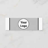 EINFACH MINIMAL FÜGEN SIE IHREN LOGO CUSTOM TEXT H TELEFONNUMMERKARTE (Vorderseite)