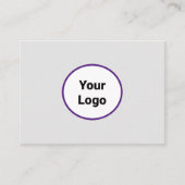 EINFACH MINIMAL FÜGEN SIE IHREN LOGO CUSTOM TEXT H TELEFONNUMMERKARTE (Vorderseite)