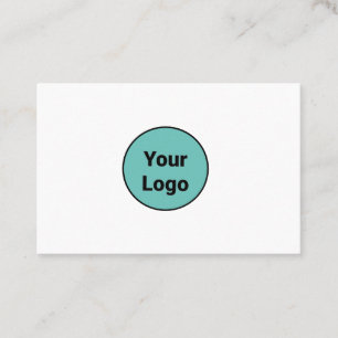 EINFACH MINIMAL FÜGEN SIE IHREN LOGO CUSTOM TEXT H VISITENKARTE