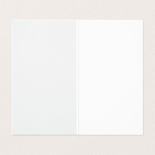EINFACH MINIMAL FÜGEN SIE IHREN LOGO CUSTOM TEXT H VISITENKARTEN (Innenseite Aufgefaltet)