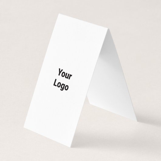EINFACH MINIMAL FÜGEN SIE IHREN LOGO CUSTOM TEXT H VISITENKARTEN (Vorderseite)