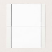 EINFACH MINIMAL FÜGEN SIE IHREN LOGO CUSTOM TEXT H VISITENKARTEN (Innenseite Aufgefaltet)