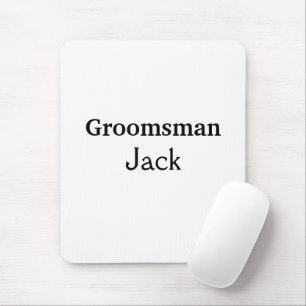 EINFACH MINIMAL Fügen Sie Ihren Namen ein, benutze Mousepad