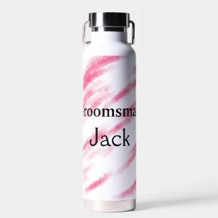 EINFACH MINIMAL Fügen Sie Ihren Namen ein, benutze Trinkflasche