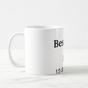 EINFACH MINIMAL fügen Sie Ihren Namen ein Trauzeug Kaffeetasse