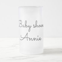 einfach minimal fügen Sie Ihren Namen Text Baby Sh