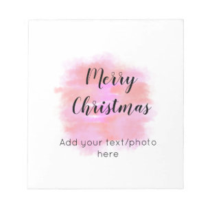 einfach minimal fügen sie ihren text foto frohe we notizblock
