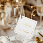 Einfach, minimal geschenkanhänger