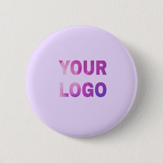 einfach minimal hier Logo/Design einfügen Text Button (Vorderseite)
