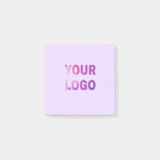 einfach minimal hier Logo/Design einfügen Text     Post-it Klebezettel (Vorderseite)