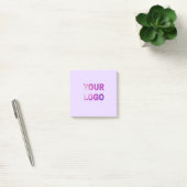 einfach minimal hier Logo/Design einfügen Text     Post-it Klebezettel (Büro)