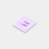einfach minimal hier Logo/Design einfügen Text     Post-it Klebezettel (angewinkelt)