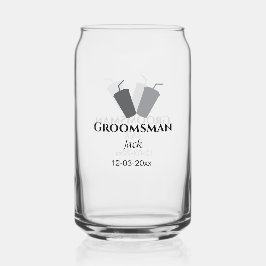 Einfach MINIMAL Ihren Namen benutzerdefinierten Tr Dosenglas