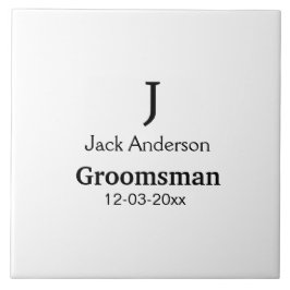 Einfach MINIMAL Ihren Namen benutzerdefinierten Tr Fliese