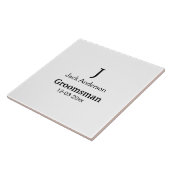 Einfach MINIMAL Ihren Namen benutzerdefinierten Tr Fliese (Seite)