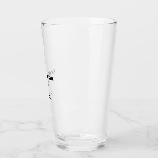 Einfach MINIMAL Ihren Namen benutzerdefinierten Tr Glas (Links)