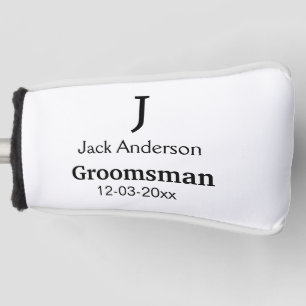 Einfach MINIMAL Ihren Namen benutzerdefinierten Tr Golf Headcover