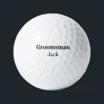 Einfach MINIMAL Ihren Namen benutzerdefinierten Tr Golfball<br><div class="desc">Gestaltung</div>
