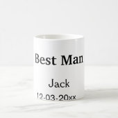 Einfach MINIMAL Ihren Namen benutzerdefinierten Tr Kaffeetasse (Mittel)