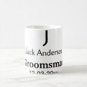 Einfach MINIMAL Ihren Namen benutzerdefinierten Tr Kaffeetasse (Mittel)