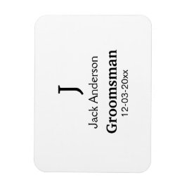 Einfach MINIMAL Ihren Namen benutzerdefinierten Tr Magnet