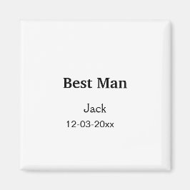 Einfach MINIMAL Ihren Namen benutzerdefinierten Tr Magnet