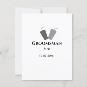 Einfach MINIMAL Ihren Namen benutzerdefinierten Tr Postkarte
