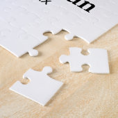 Einfach MINIMAL Ihren Namen benutzerdefinierten Tr Puzzle (Seite)