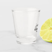 Einfach MINIMAL Ihren Namen benutzerdefinierten Tr Schnapsglas (Links)