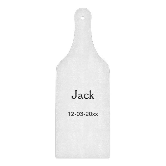 Einfach MINIMAL Ihren Namen benutzerdefinierten Tr Schneidebrett (Vorderseite)