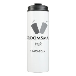 Einfach MINIMAL Ihren Namen benutzerdefinierten Tr Thermosbecher
