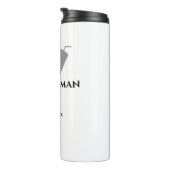 Einfach MINIMAL Ihren Namen benutzerdefinierten Tr Thermosbecher (Nach rechts gedreht)