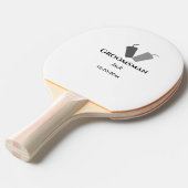 Einfach MINIMAL Ihren Namen benutzerdefinierten Tr Tischtennis Schläger (Vorderseite)