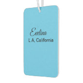 Einfach minimal Ihren Namen Text Platz city custo Autolufterfrischer (Links)