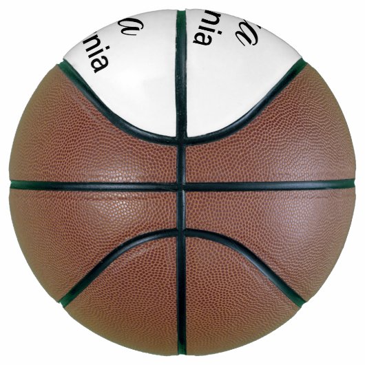 Einfach minimal Ihren Namen Text Platz city custo  Basketball (Rechts)