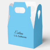 Einfach minimal Ihren Namen Text Platz city custo Geschenkschachtel (Geöffnet)