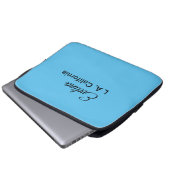 Einfach minimal Ihren Namen Text Platz city custo Laptopschutzhülle (Vorne Knopf)