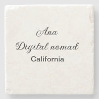 Einfach minimal Ihren Namen Text Platz Kalifornien