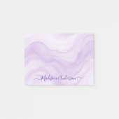 Einfach Minimal Lavendel Wasserfarbe Personalisier Post-it Klebezettel (Vorderseite)