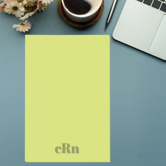 Einfach Minimal Modern Grün Professionell Post-it Klebezettel