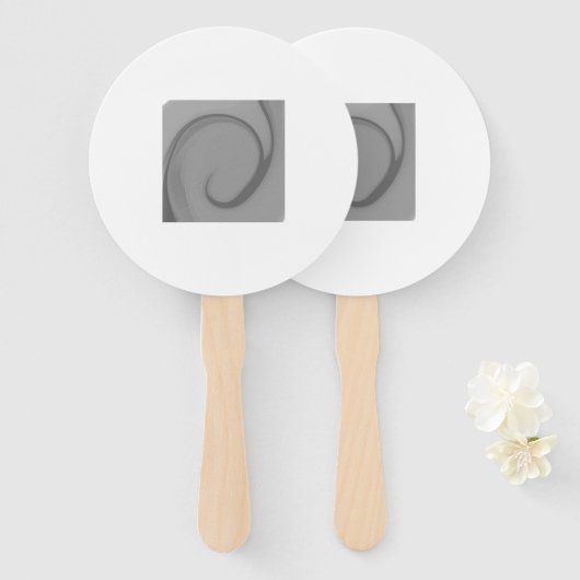 EINFACH MINIMAL MODERN MONOGRAMM ELEGANTER STIL CH FÄCHER (Vorne und Hinten)