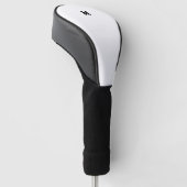 EINFACH MINIMAL MODERN MONOGRAMM ELEGANTER STIL CH GOLF HEADCOVER (angewinkelt)