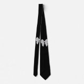 EINFACH MINIMAL MODERN MONOGRAMM ELEGANTER STIL CH KRAWATTE (Rückseite)