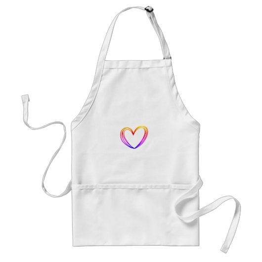 EINFACH MINIMAL MODERN MONOGRAMM ELEGANTER STIL CH SCHÜRZE (Vorne)