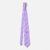 EINFACH MINIMAL MODERNES MONOGRAMM ELEGANTER STIL KRAWATTE (Rückseite)